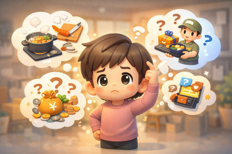 宅食サービスは、今すぐ完璧に始めなくても大丈夫です