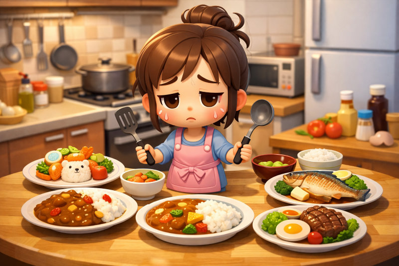 家族ごとに違う食事を用意する毎日に、疲れを感じていませんか