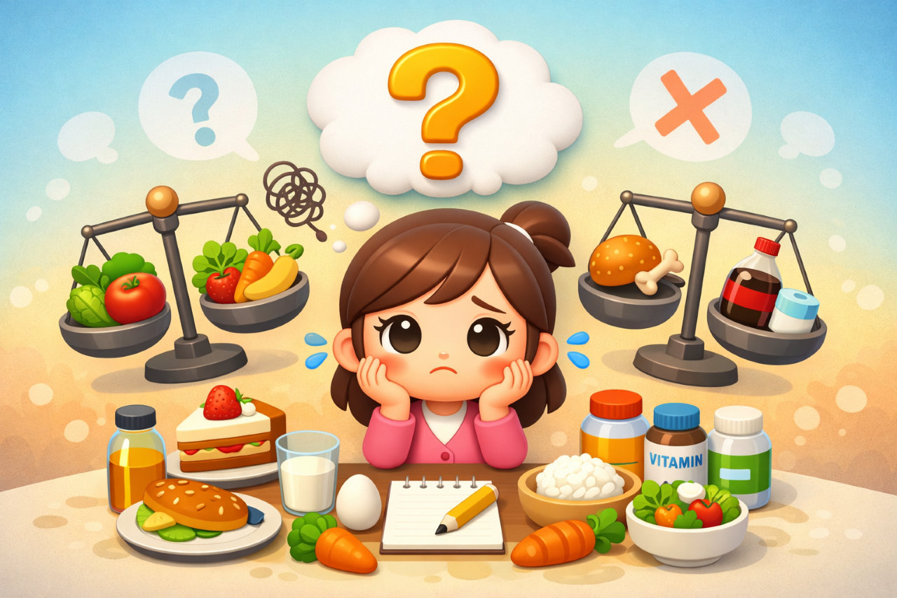 栄養バランスに自信がなくても大丈夫｜自己流の食事に不安を感じたときの考え方