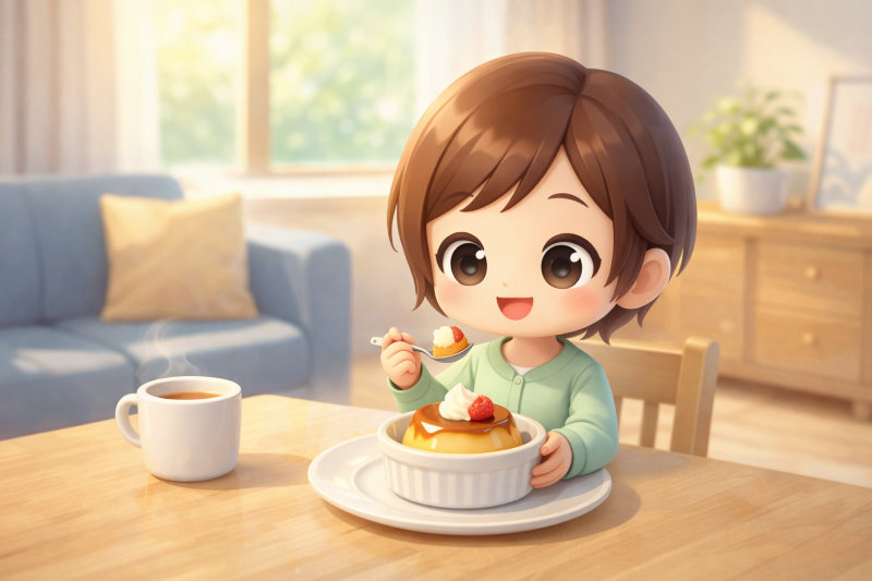 ナッシュ デザートを取り入れた1日のイメージ