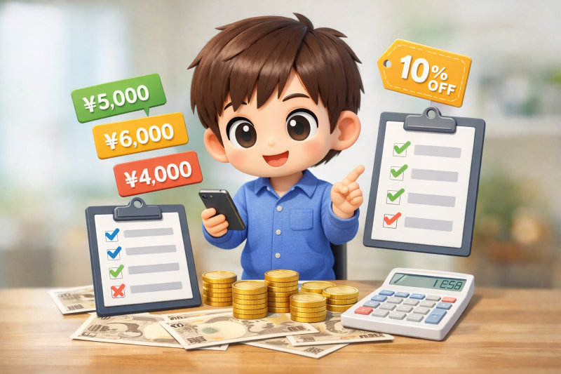 料金システムと割引内容の確認