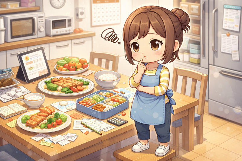 食事づくりの負担を見直すための具体的な整理ポイント